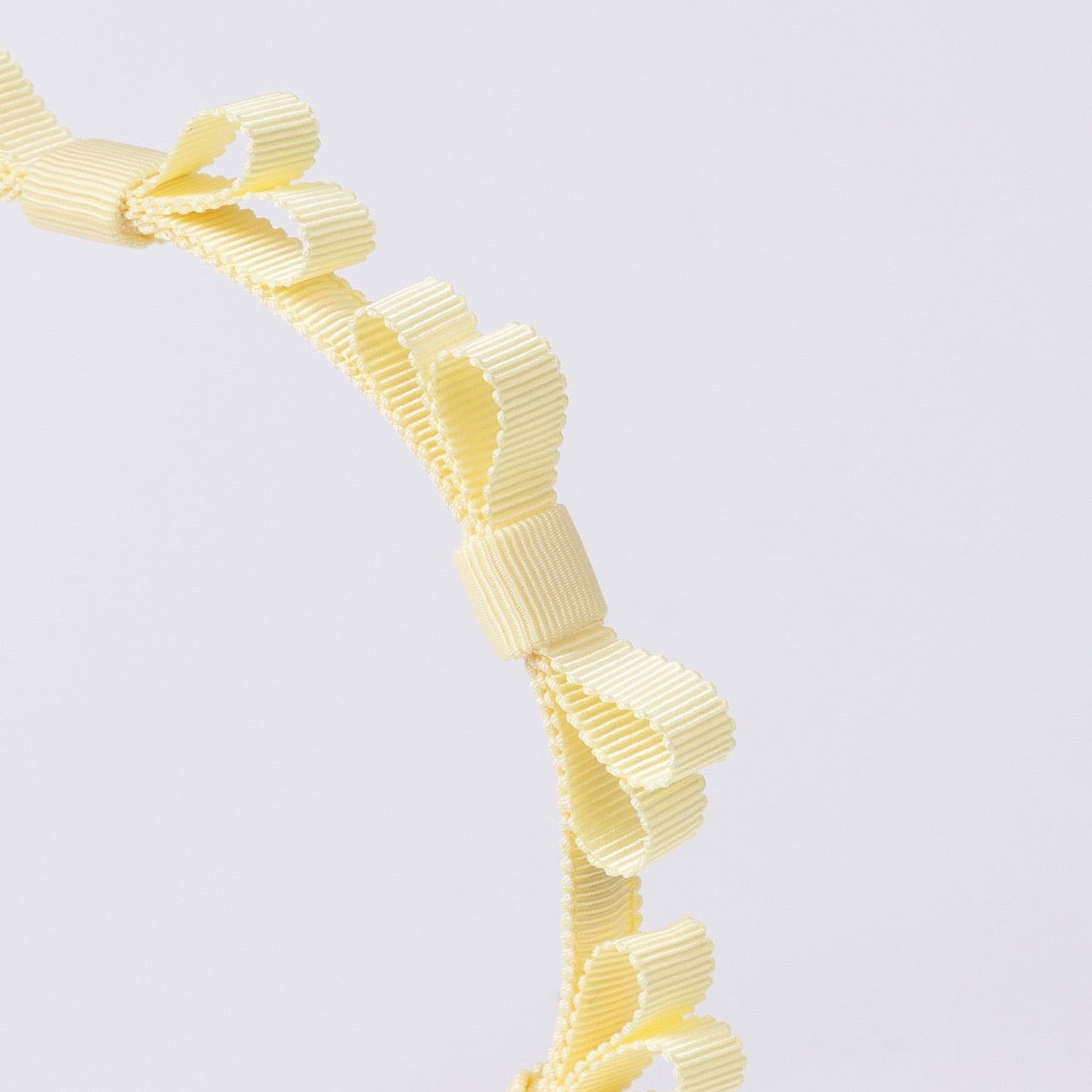 Mini Ribbon Headband【YELLOW】