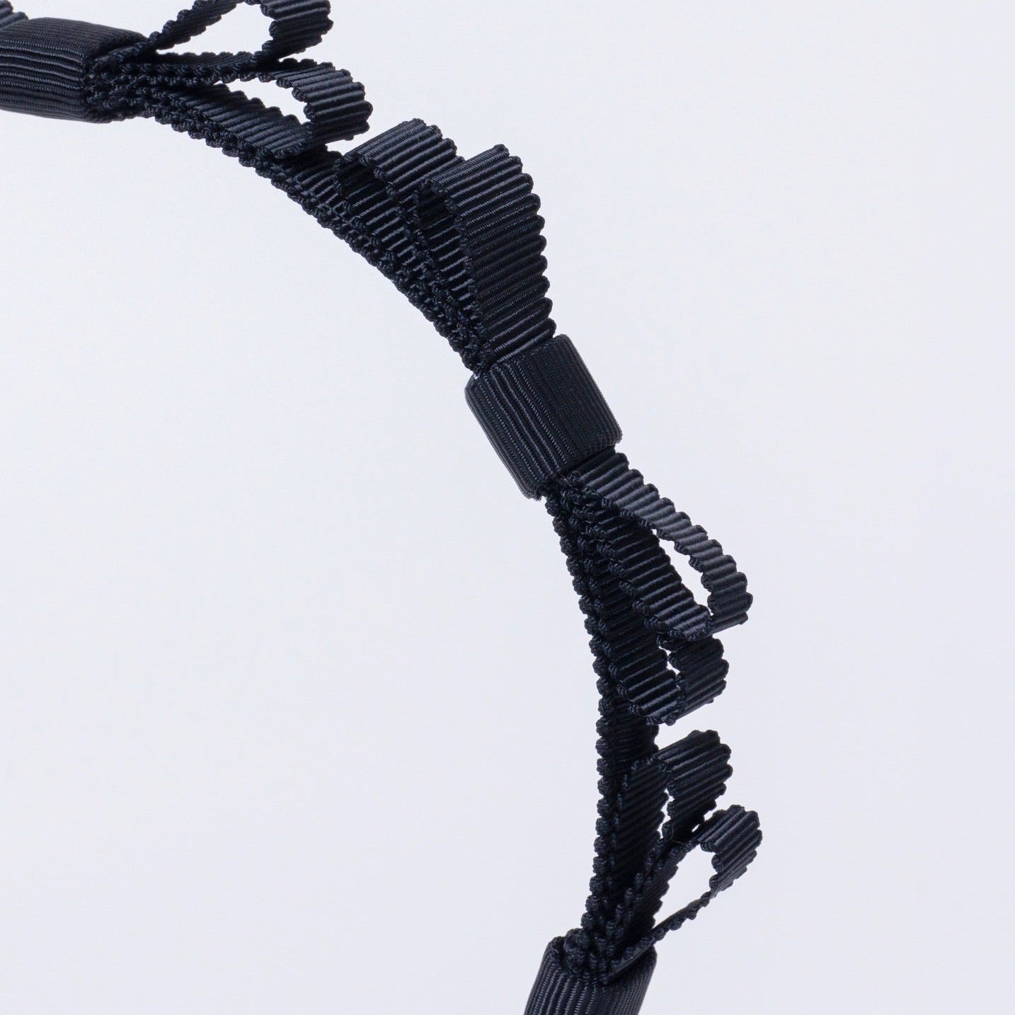 Mini Ribbon Headband【BLACK】