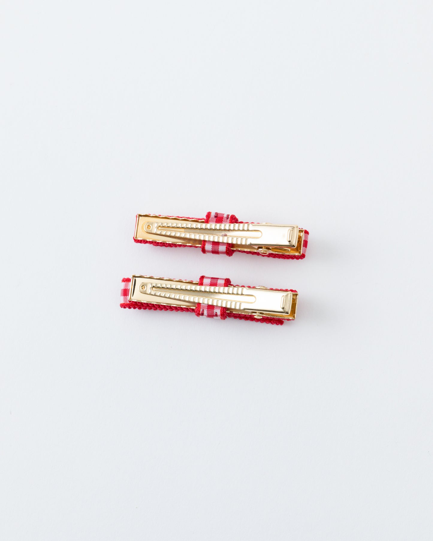 Mini Ribbon Hair Clip【IVORY】
