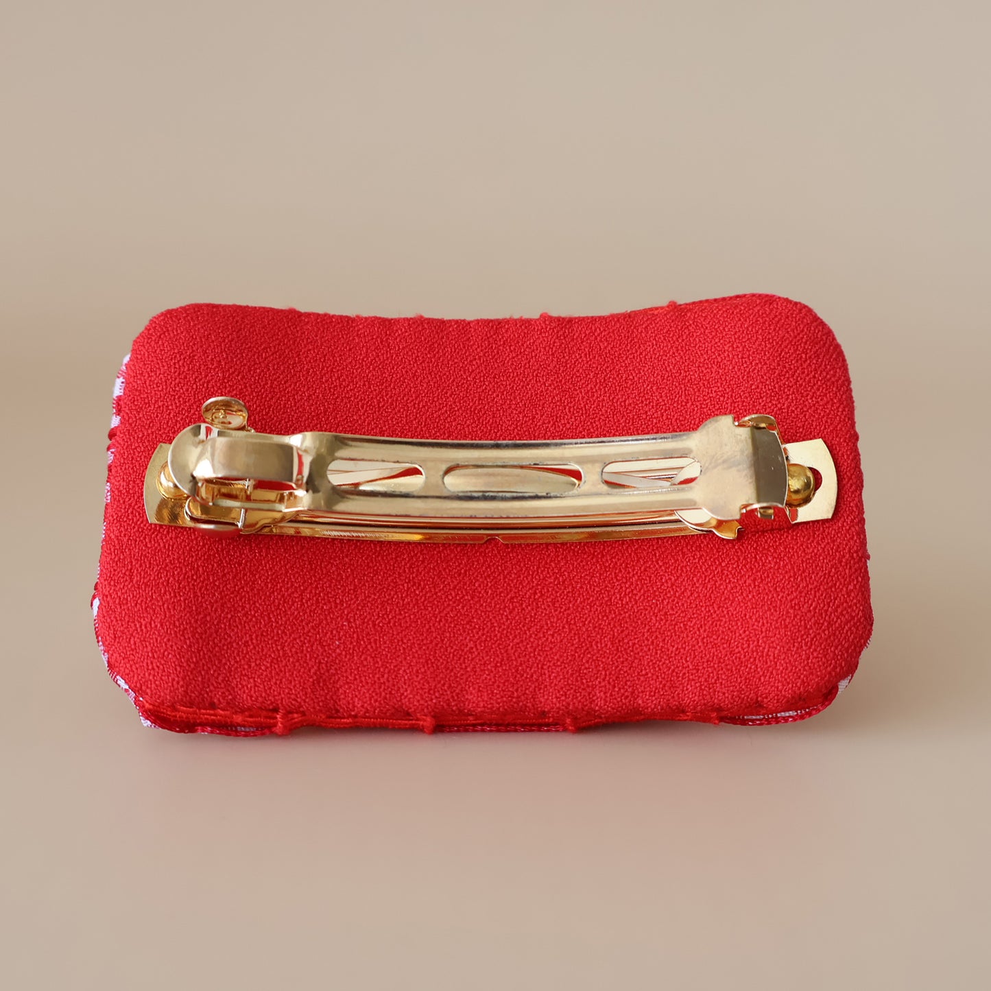 Cherry Gingham Delight Barrette【RED】