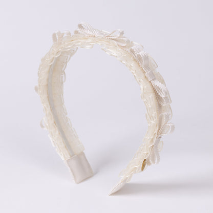⏰7月2日-7月5日受注⏰　Dot Frill Headband【IVORY】