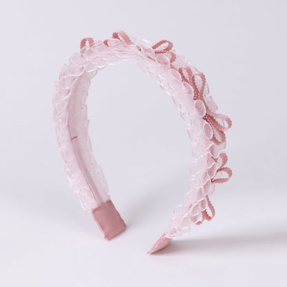 ⏰7月2日-7月5日受注⏰　Dot Frill Headband【PINK】