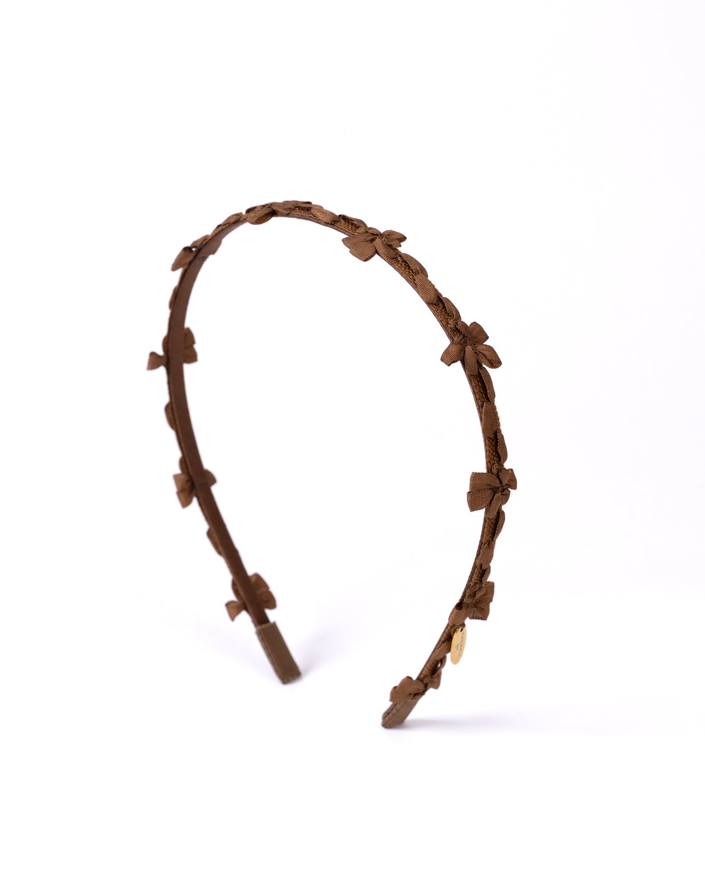 Floral Tape Headband【BROWN】