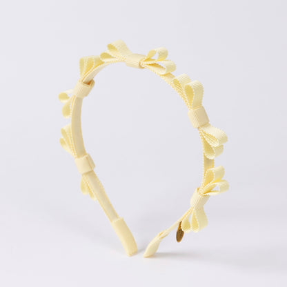Mini Ribbon Headband【YELLOW】