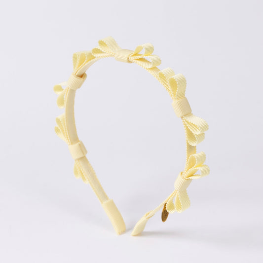 Mini Ribbon Headband【YELLOW】