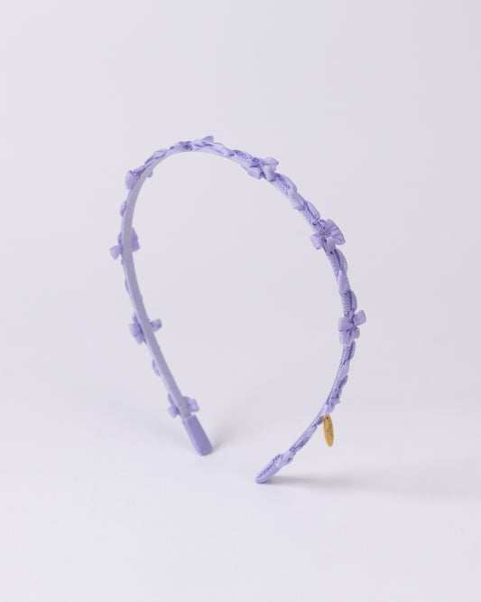 ⏰期間限定⏰　Floral Tape Headband【LAVENDER】