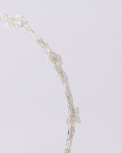Floral Tape Headband【IVORY】