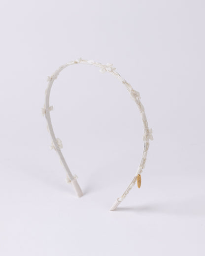 Floral Tape Headband【IVORY】