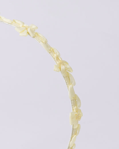 Floral Tape Headband【YELLOW】