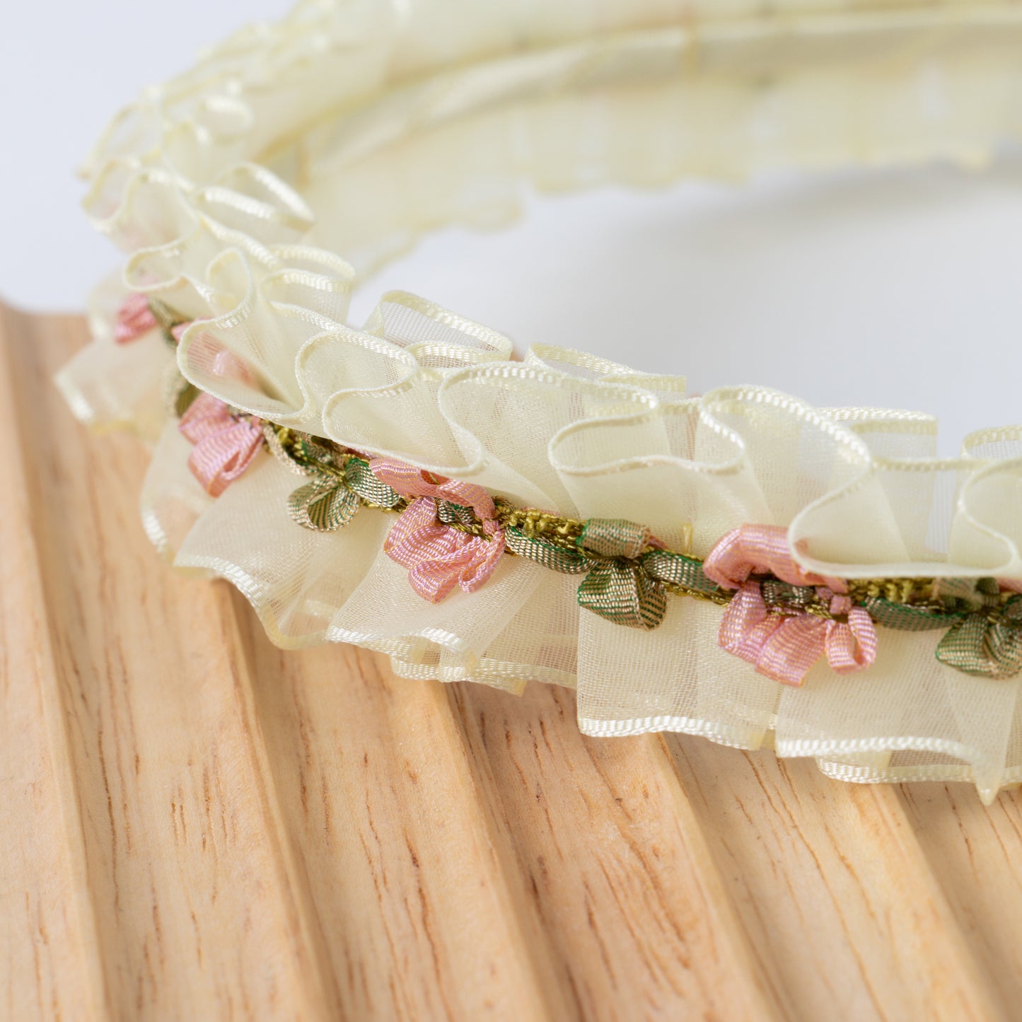 Organdy Blossom Headband【YELLOW】