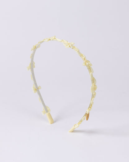 Floral Tape Headband【YELLOW】