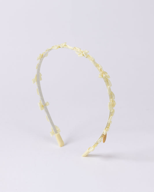 ⏰期間限定⏰　Floral Tape Headband【YELLOW】
