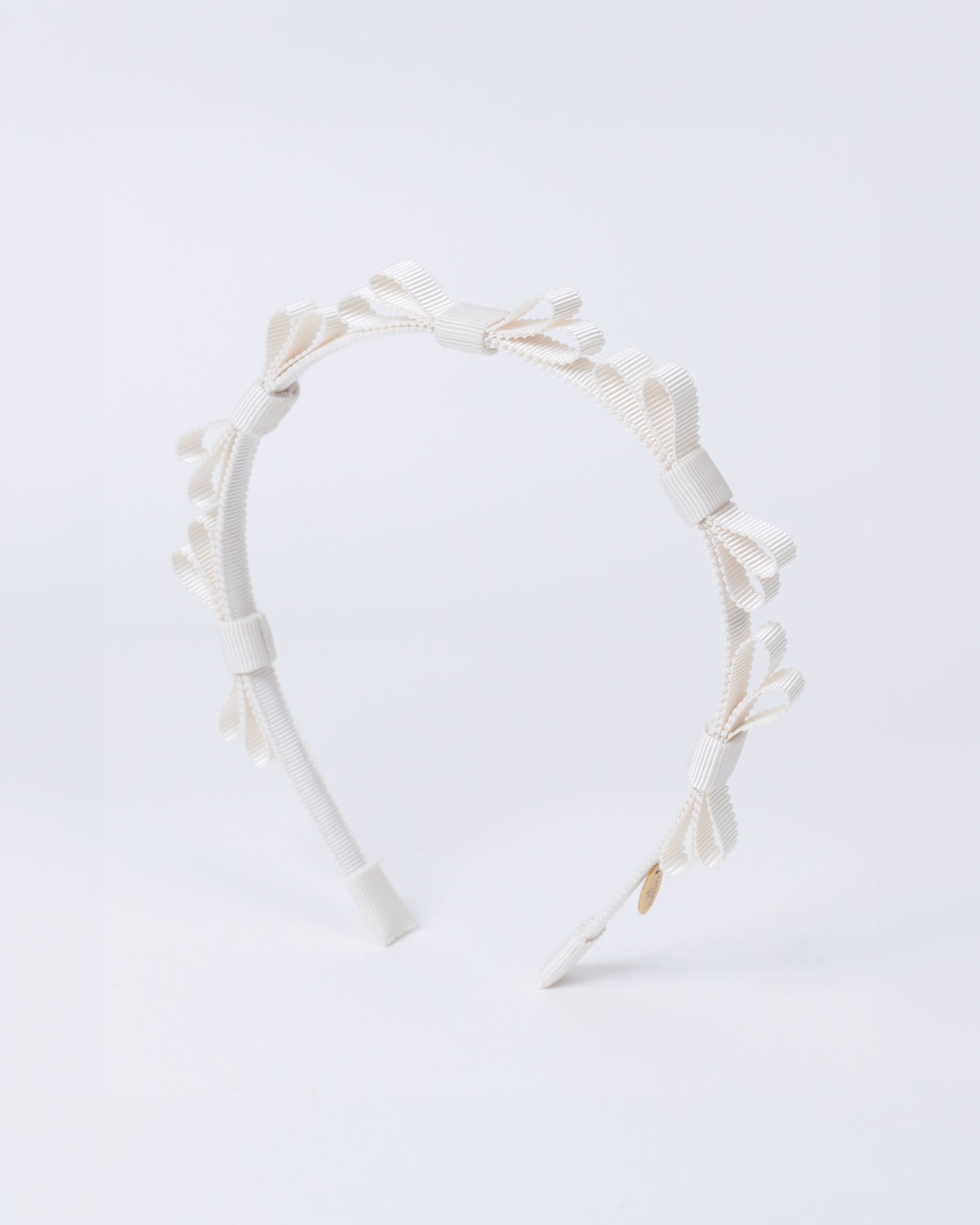 Mini Ribbon Headband【IVORY】