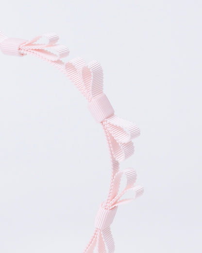 Mini Ribbon Headband【SAKURA PINK】