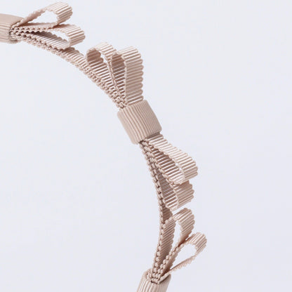 Mini Ribbon Headband【BEIGE】