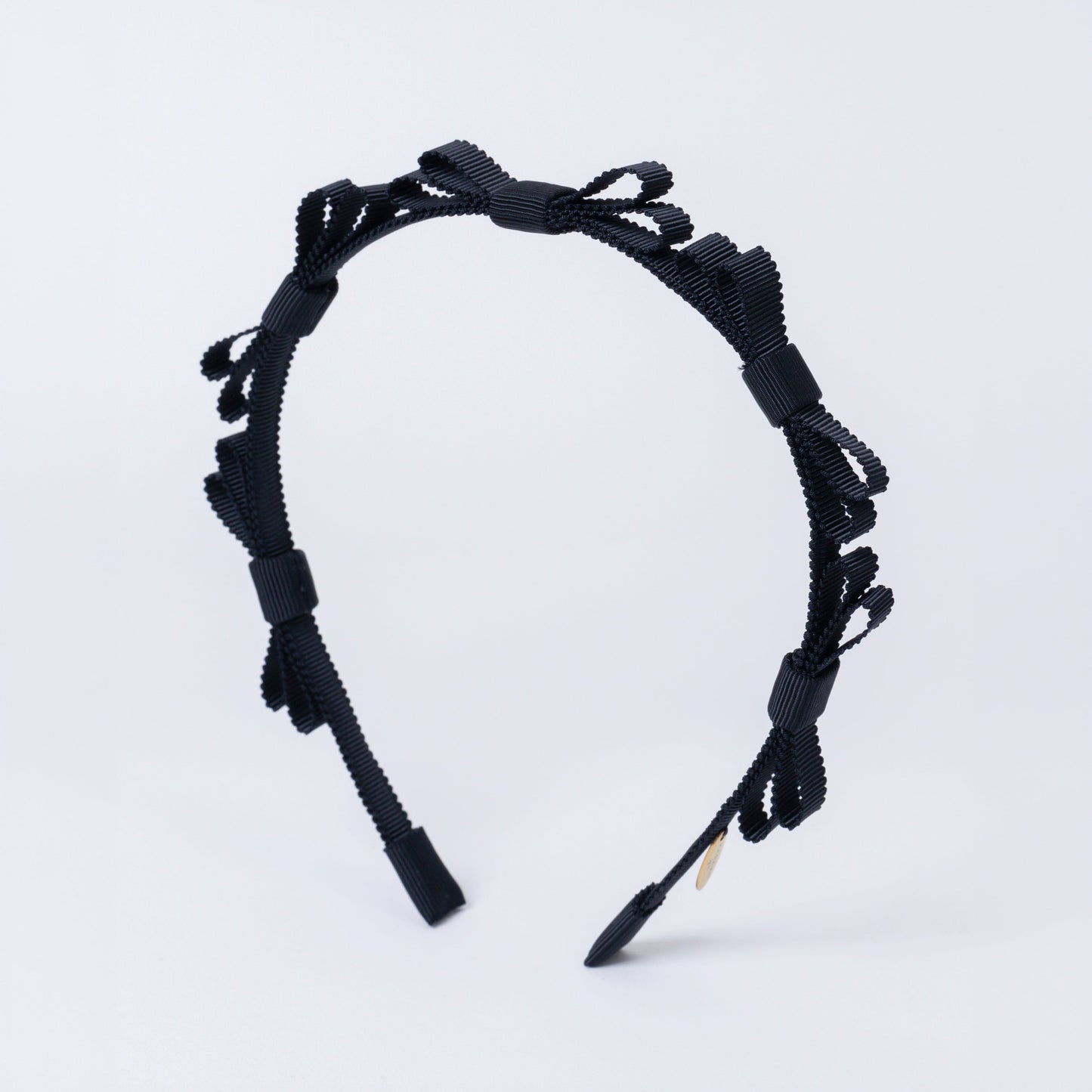 Mini Ribbon Headband【BLACK】