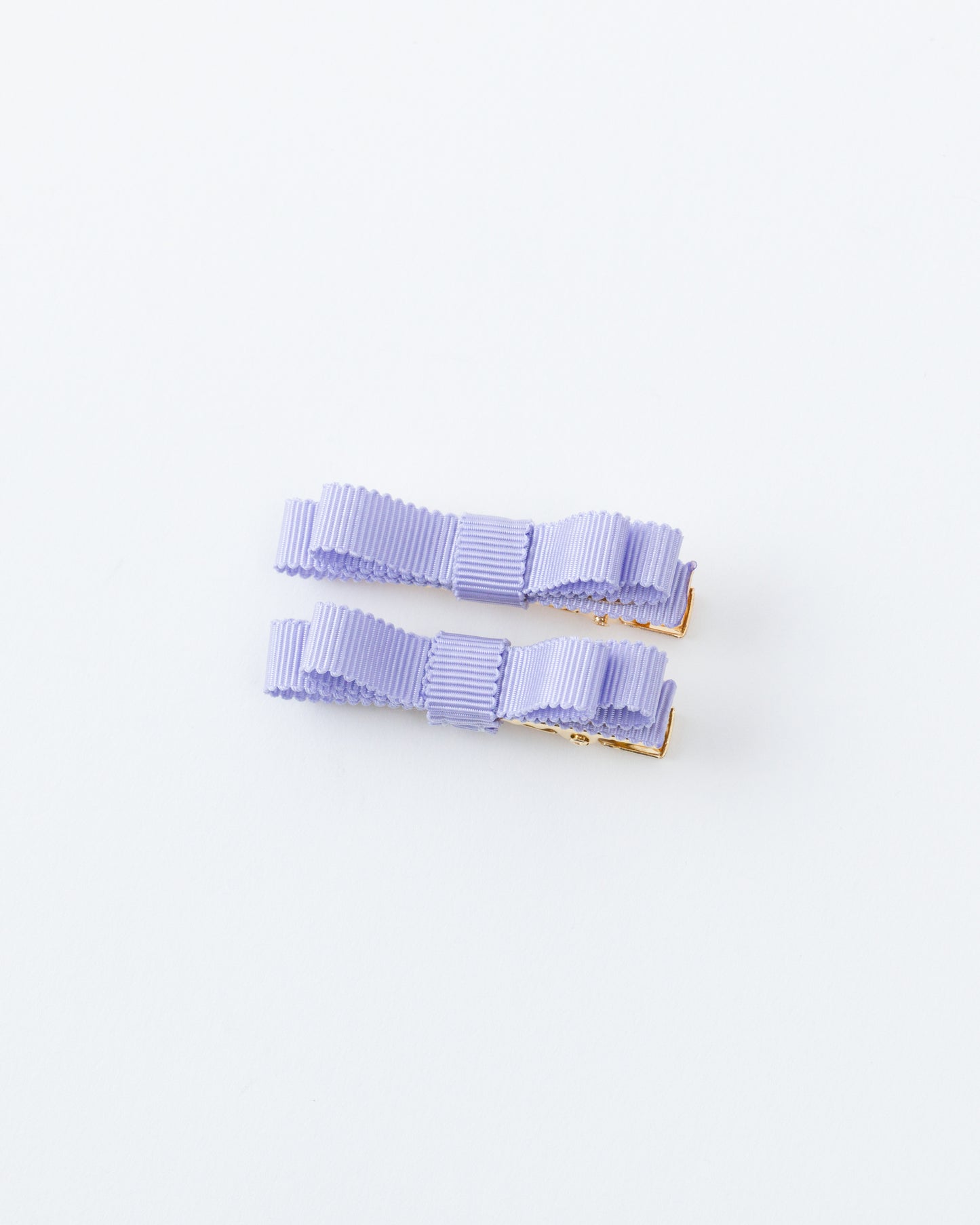 Mini Ribbon Hair Clip【LAVENDER】