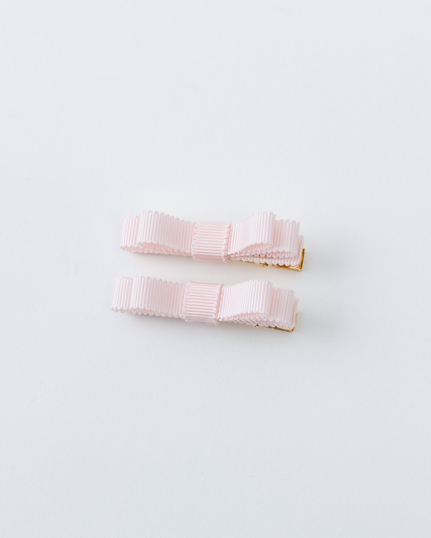 Mini Ribbon Hair Clip【PINK】
