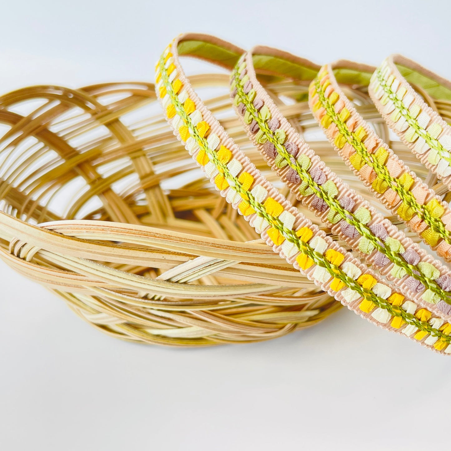 Floral Ribbon Headband【YELLOW】