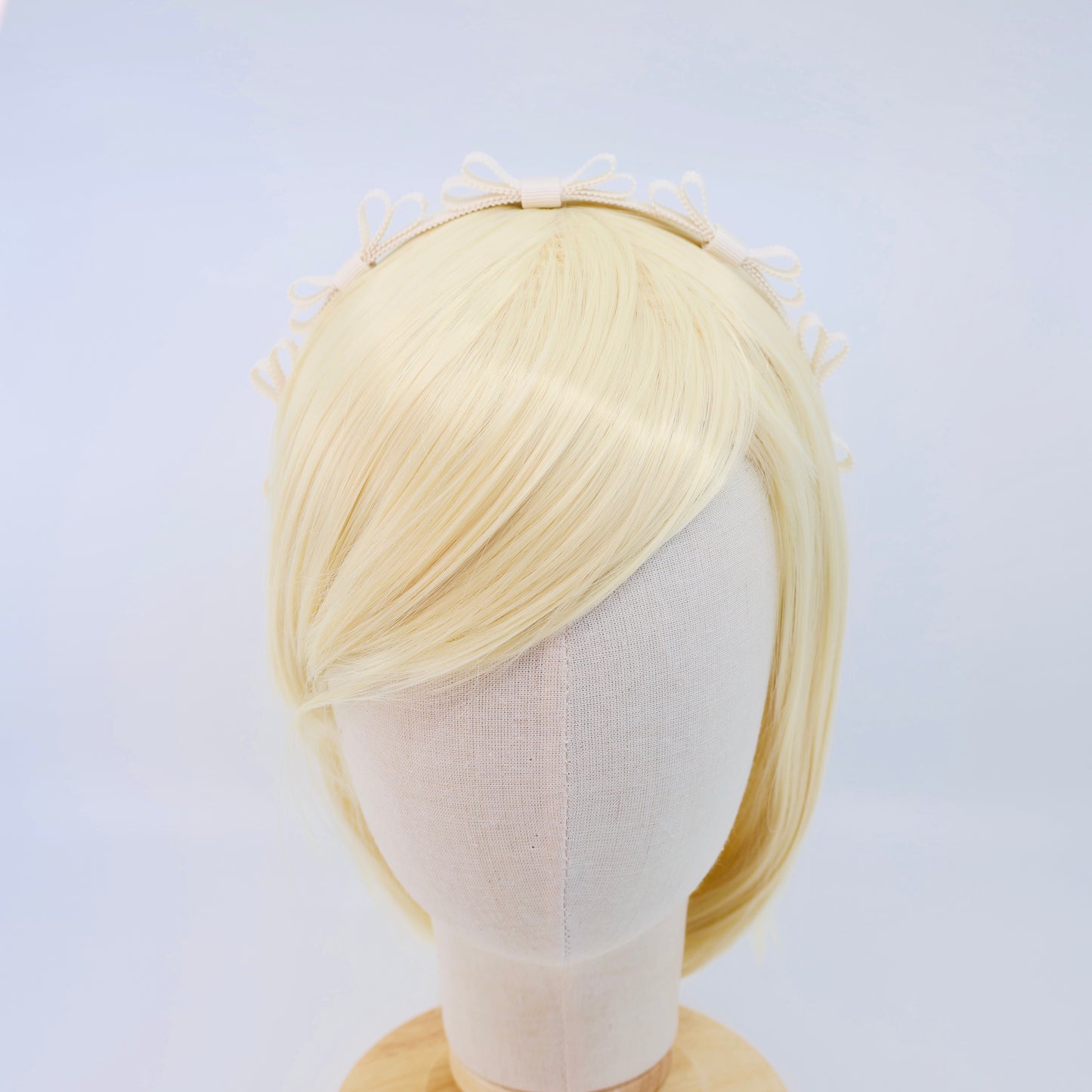 Mini Ribbon Headband【IVORY】