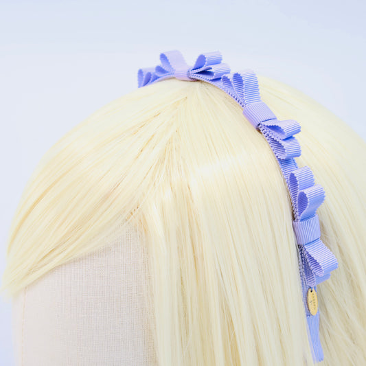 Mini Ribbon Headband【LAVENDER】