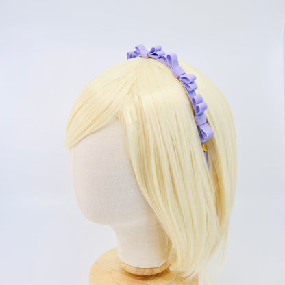 Mini Ribbon Headband【LAVENDER】