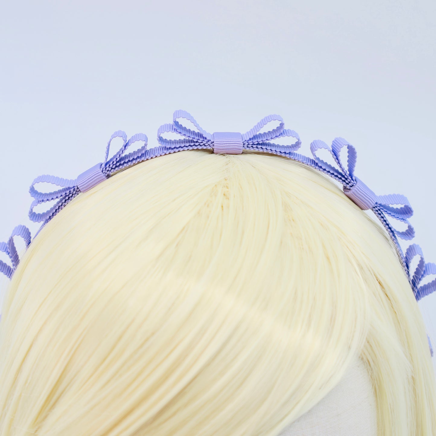 Mini Ribbon Headband【LAVENDER】