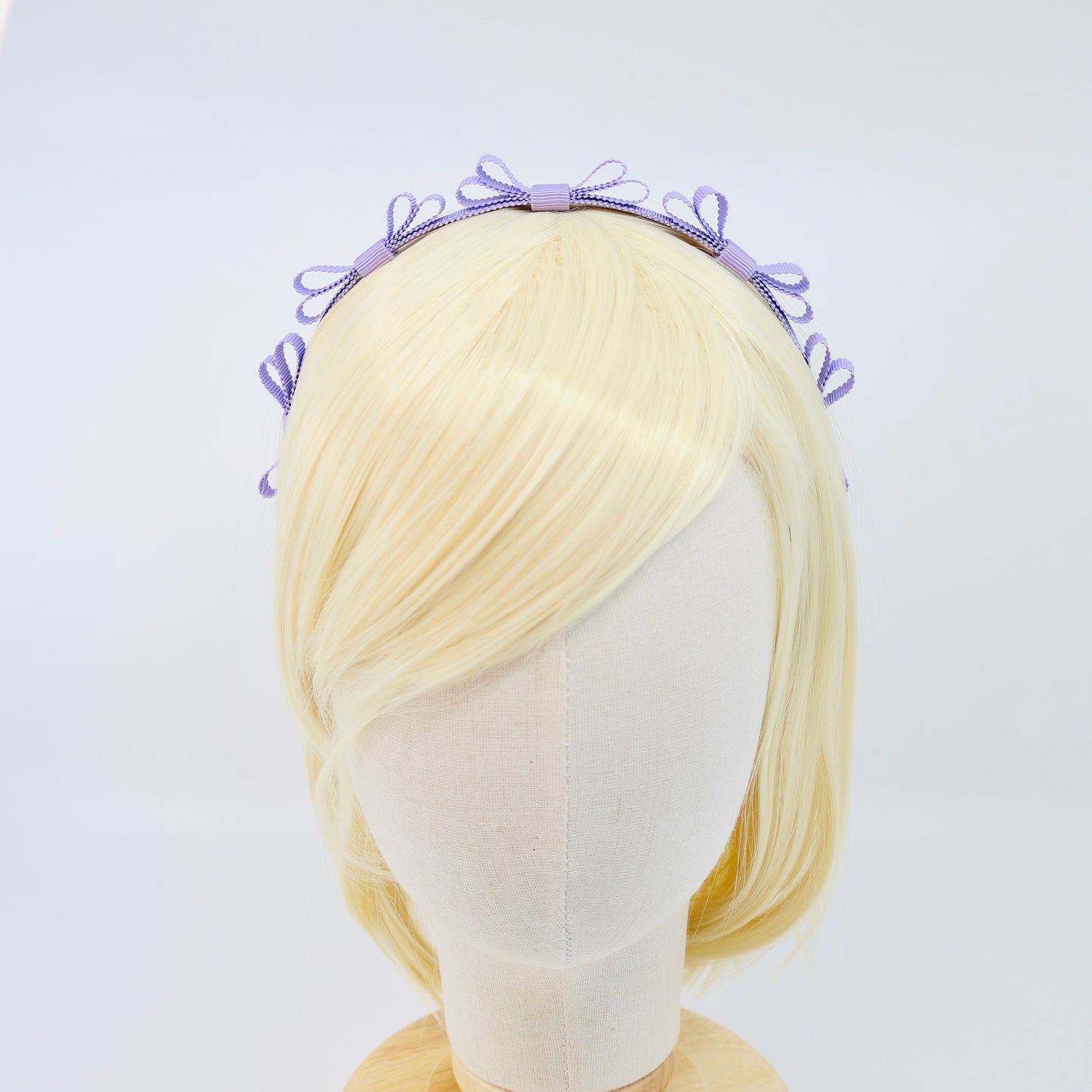 Mini Ribbon Headband【LAVENDER】